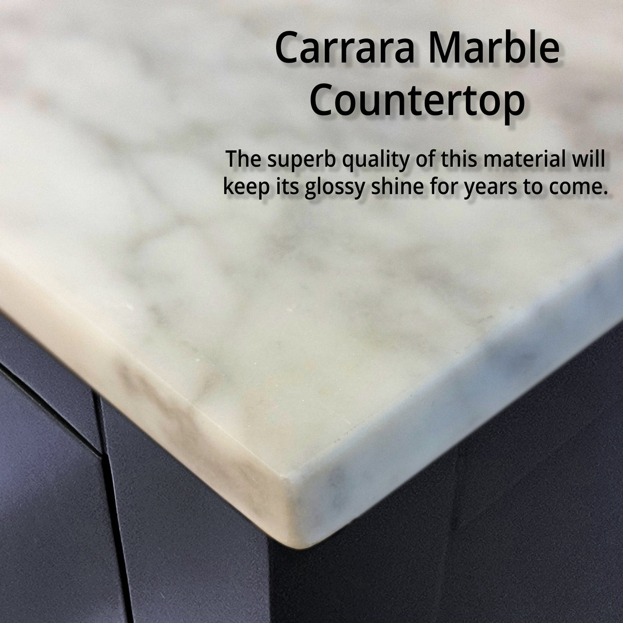 Jacques 36 in. W x 22 in. D Right Offset Navy Blue Bath Vanity