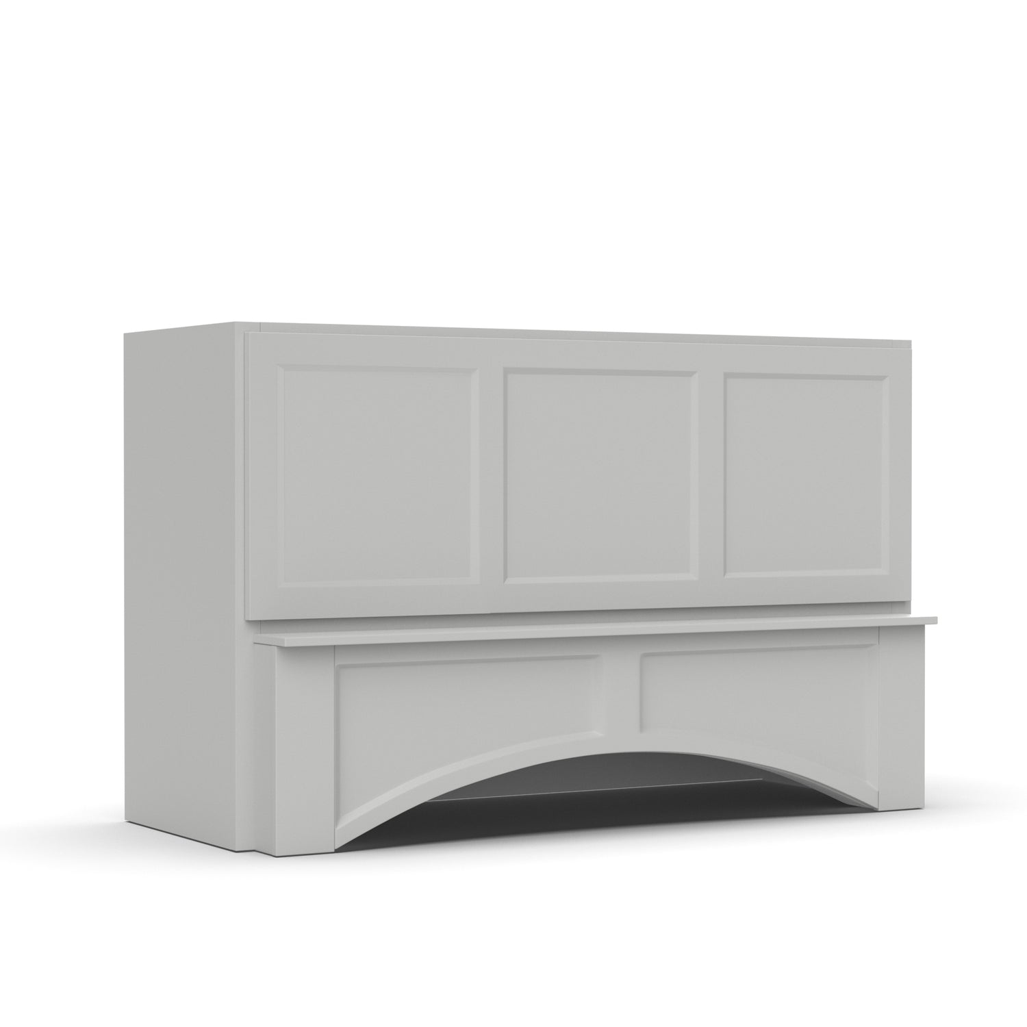 Liberty Shaker Ashen - 48 Inch Arched Hoods Accessories - 48" Width x 30" Height x 21" Depth