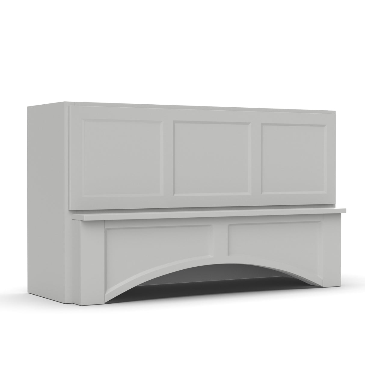 Liberty Shaker Ashen - 54 Inch Arched Hoods Accessories - 54" Width x 30" Height x 21" Depth