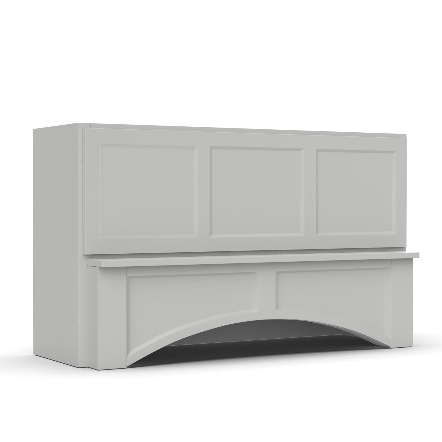 Liberty Shaker Ashen - 54 Inch Arched Hoods Accessories - 54" Width x 30" Height x 21" Depth