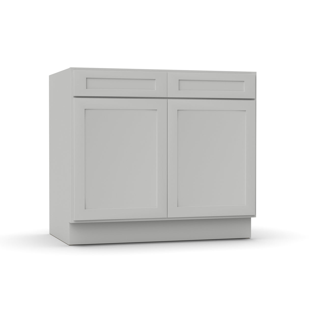 Liberty Shaker Ashen - 39 Inch Sink Base Cabinet - 39" Width x 34.5" Height x 24" Depth