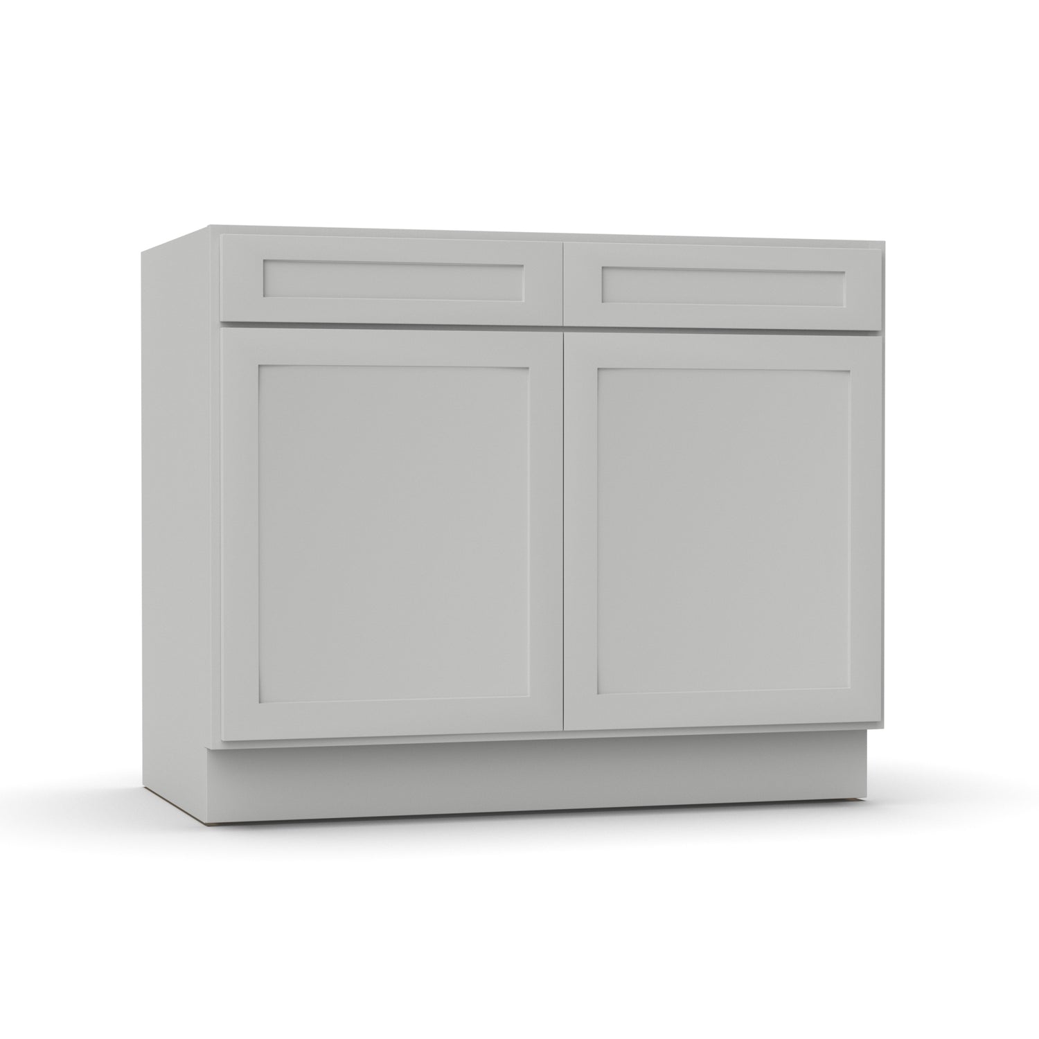 Liberty Shaker Ashen - 42 Inch Sink Base Cabinet - 42" Width x 34.5" Height x 24" Depth