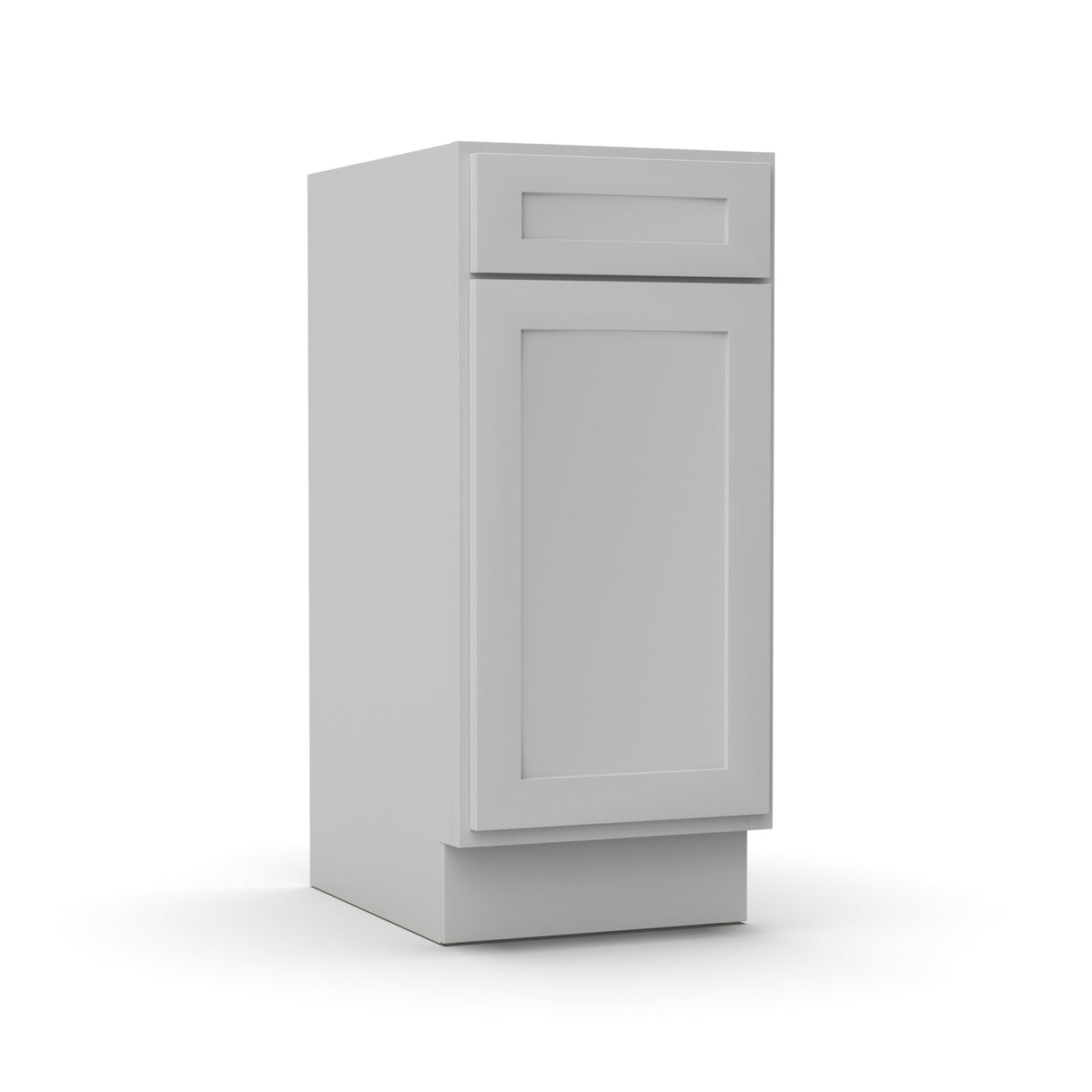 Liberty Shaker Ashen - 15 Inch Vanity Base Cabinet - 15" Width x 34.5" Height x 21" Depth