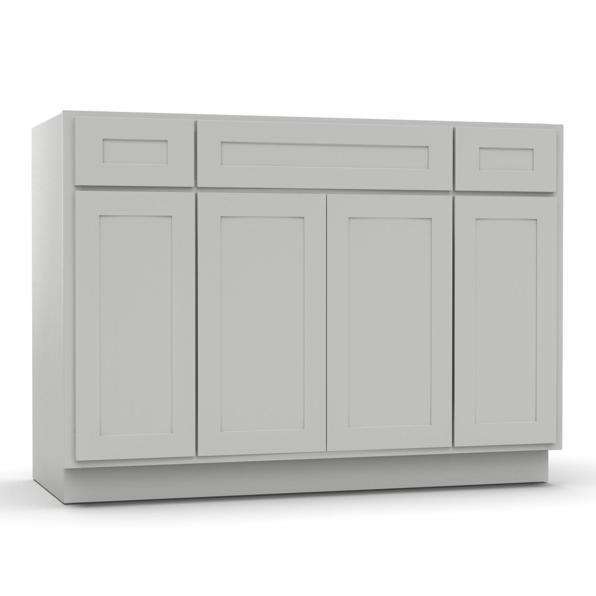 Liberty Shaker Ashen - 48 Inch Vanity Consoles Cabinet - 48" Width x 34.5" Height x 21" Depth