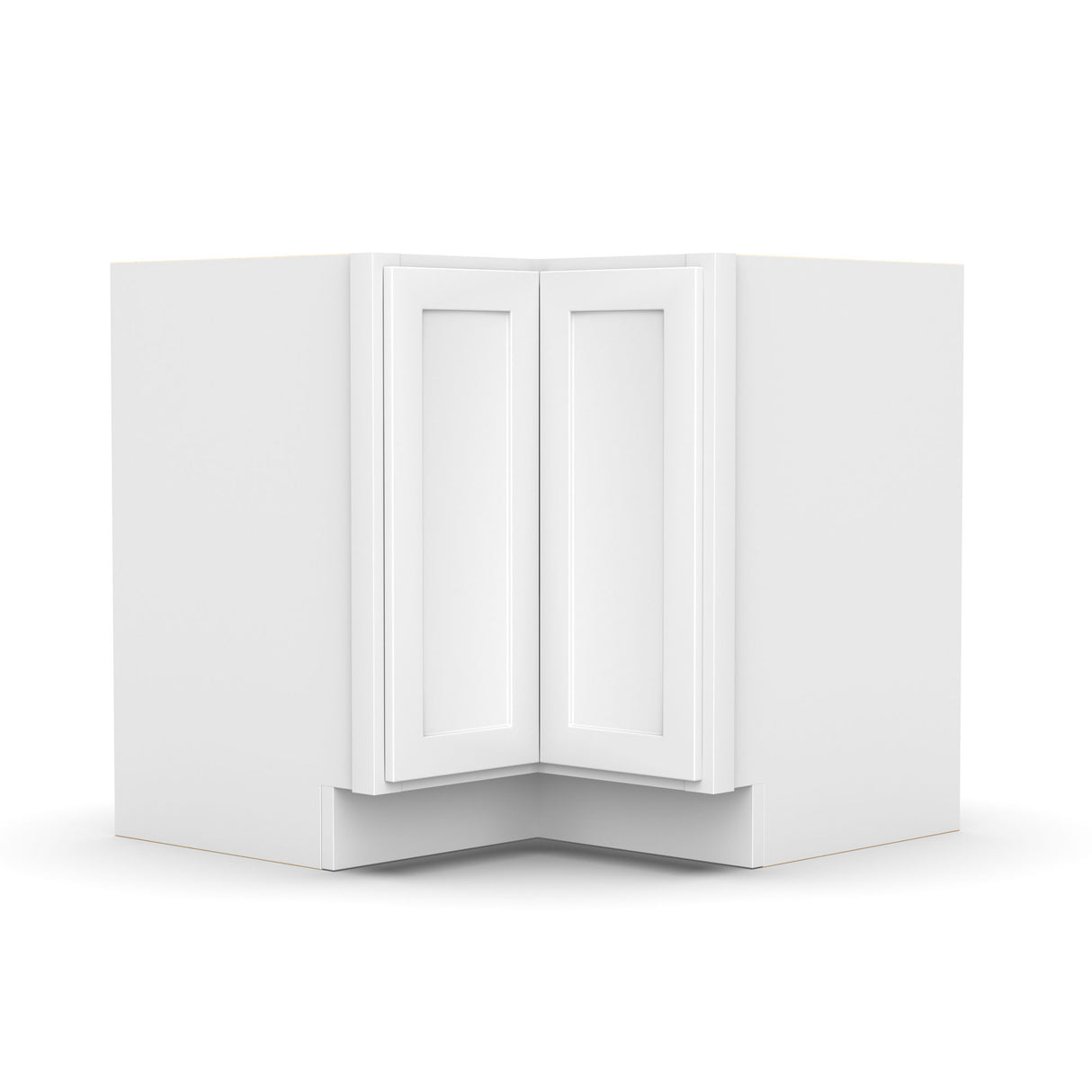 Liberty Shaker White - 36 Inch Square Corner Base Cabinet - 36" Width x 34.5" Height x 24" Depth