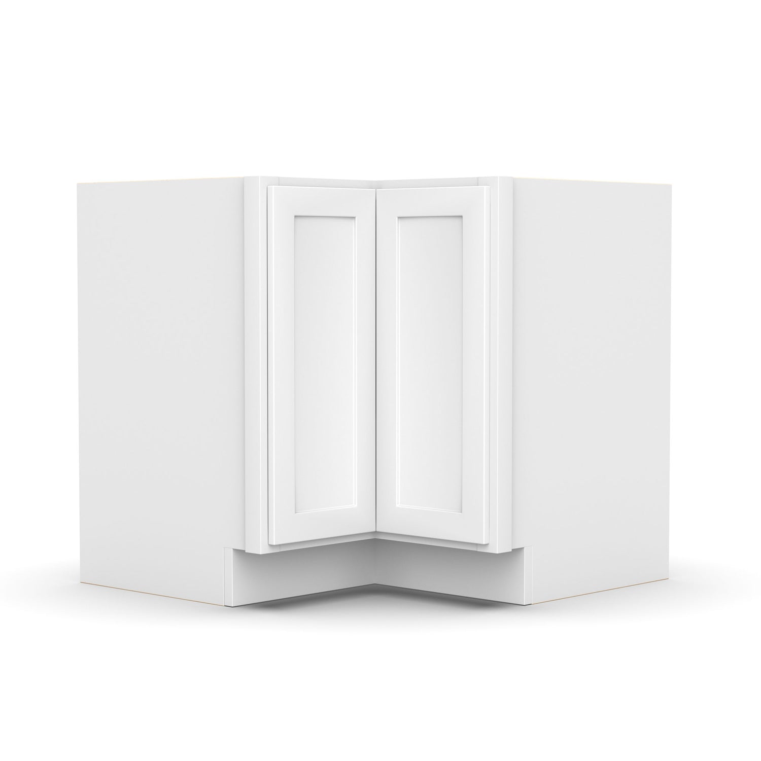 Liberty Shaker White - 36 Inch Square Corner Base Cabinet - 36" Width x 34.5" Height x 24" Depth