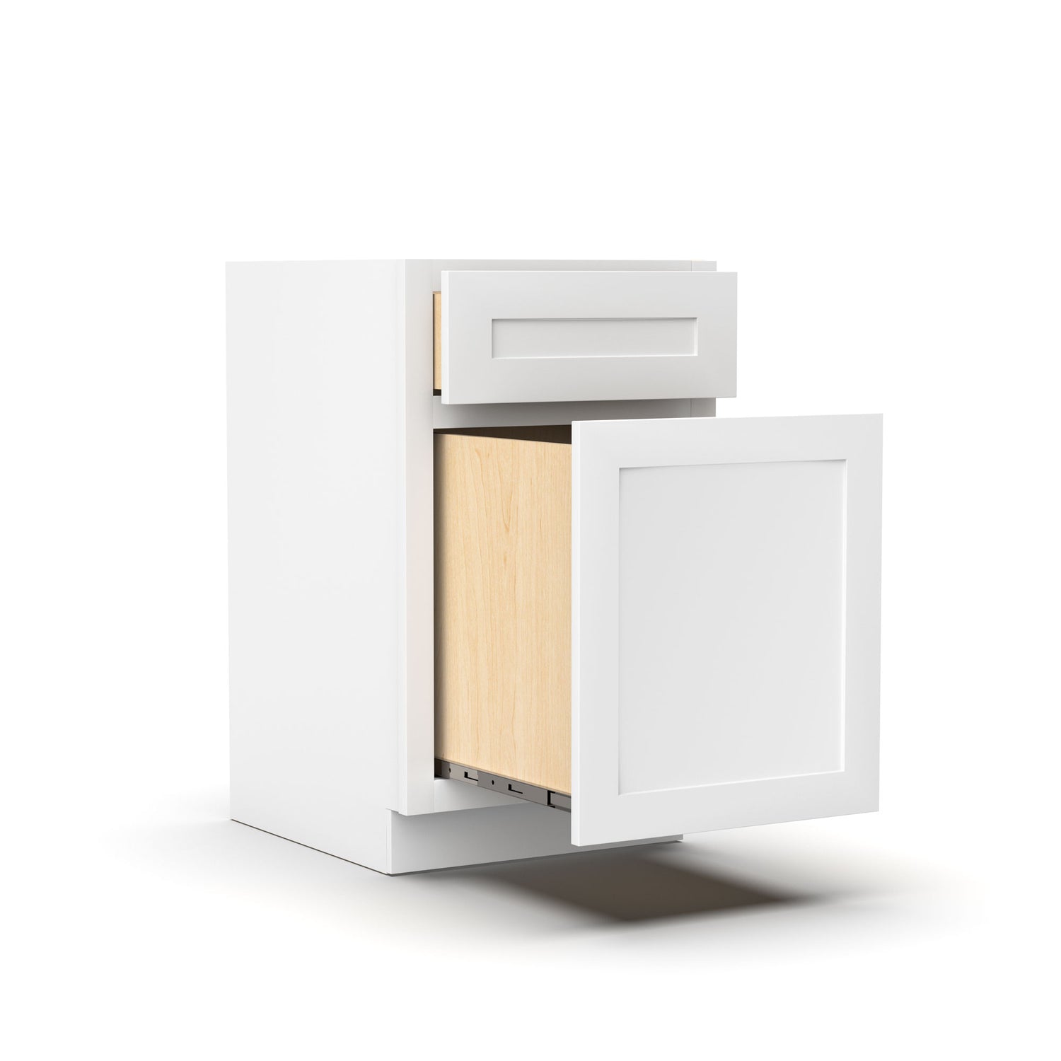 Liberty Shaker White - 18 Inch File Drawer Base Cabinet - 18" Width x 30" Height x 21" Depth
