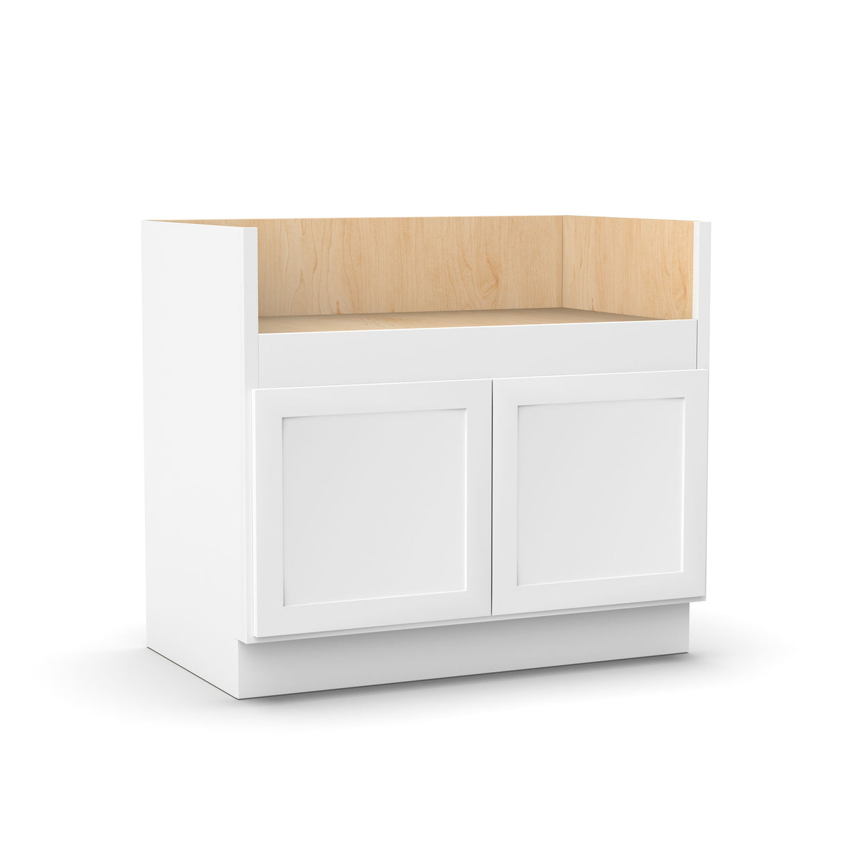 Liberty Shaker White - 39 Inch Farm Sink Base Cabinet - 39" Width x 34.5" Height x 24" Depth