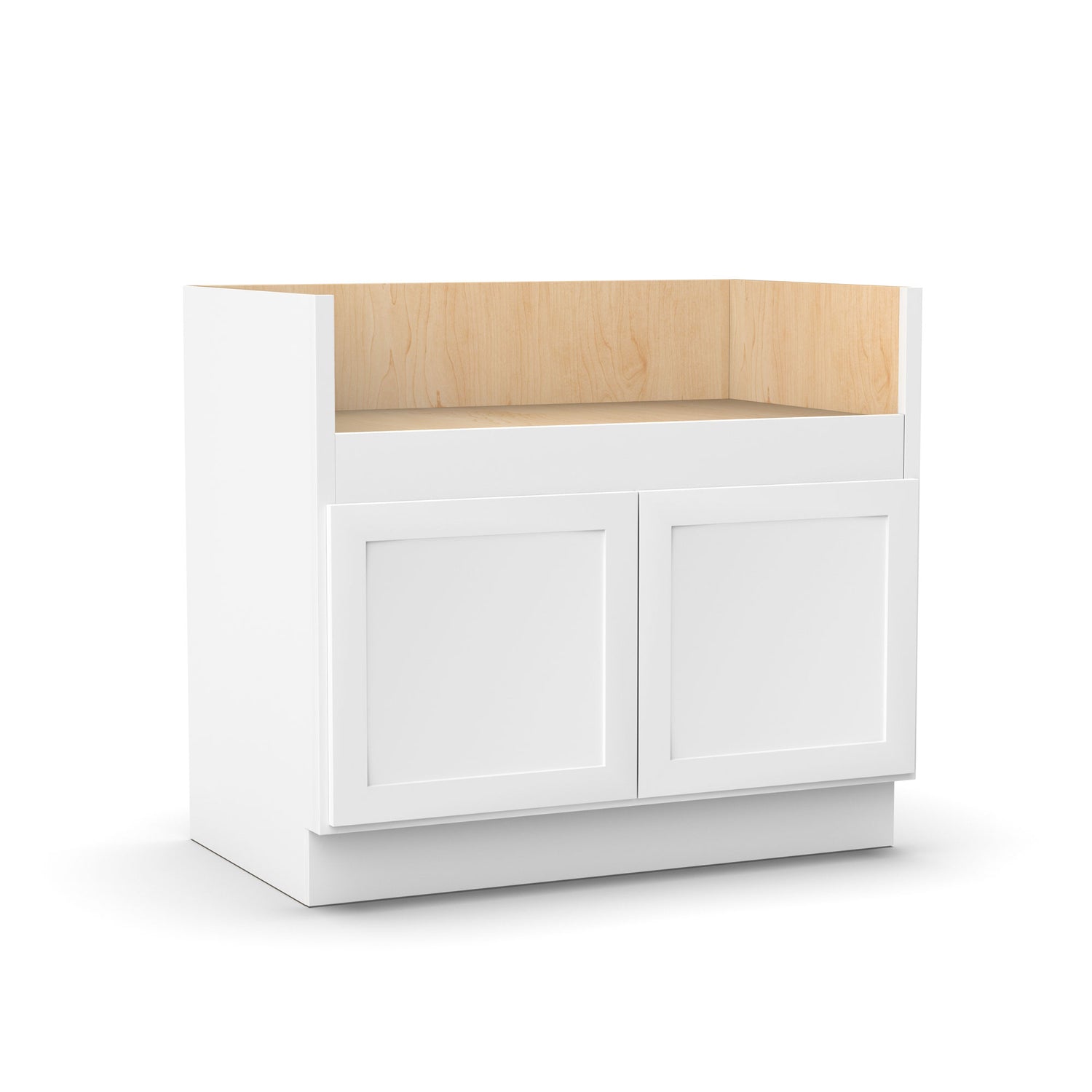 Liberty Shaker White - 39 Inch Farm Sink Base Cabinet - 39" Width x 34.5" Height x 24" Depth
