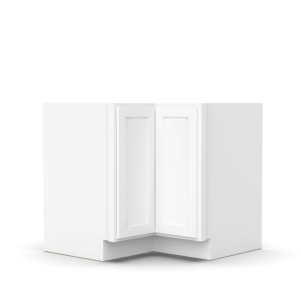 Liberty Shaker White - 33 Inch Lazy Susan Base Cabinet - 33" Width x 34.5" Height x 24" Depth