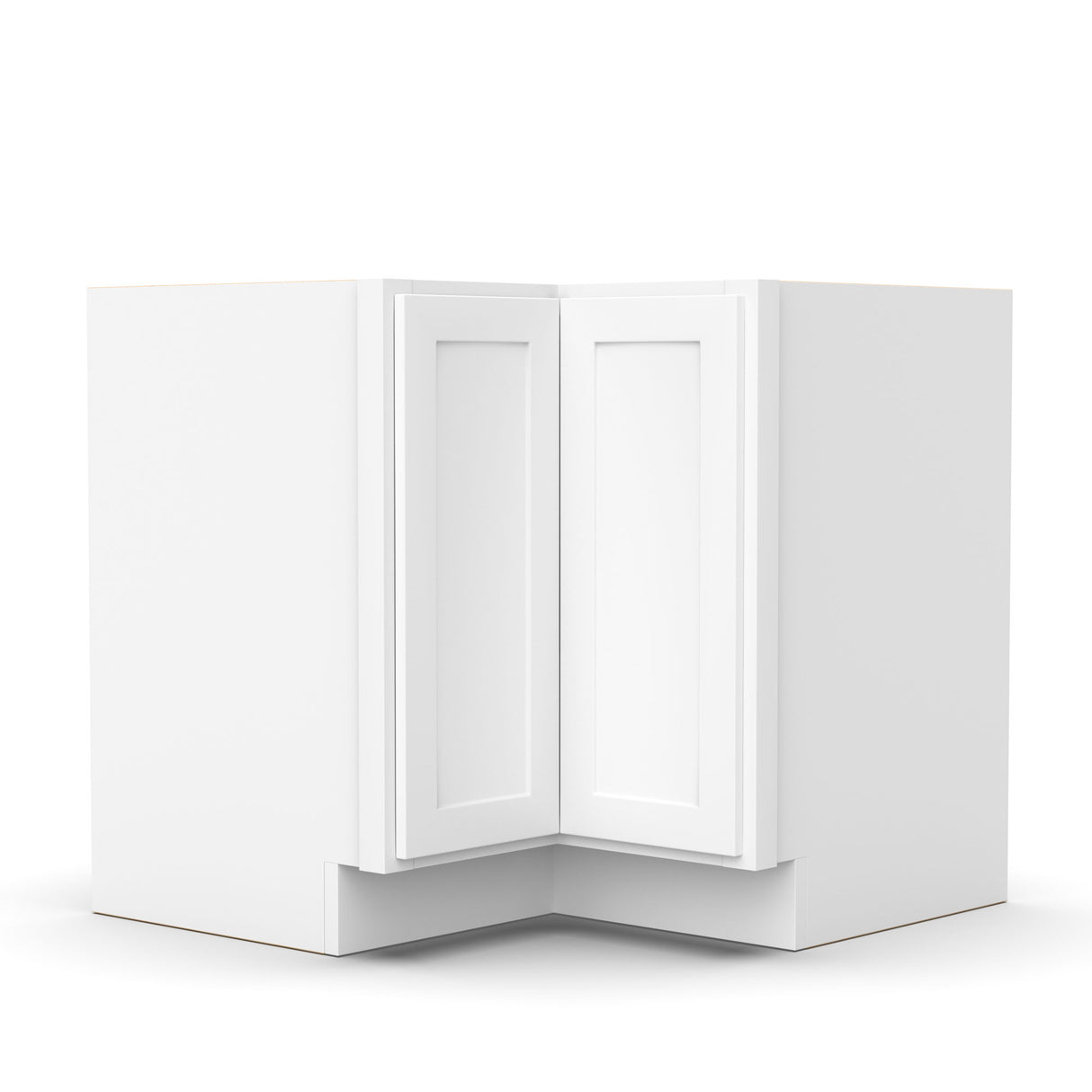 Liberty Shaker White - 36 Inch Lazy Susan Base Cabinet - 36" Width x 34.5" Height x 24" Depth