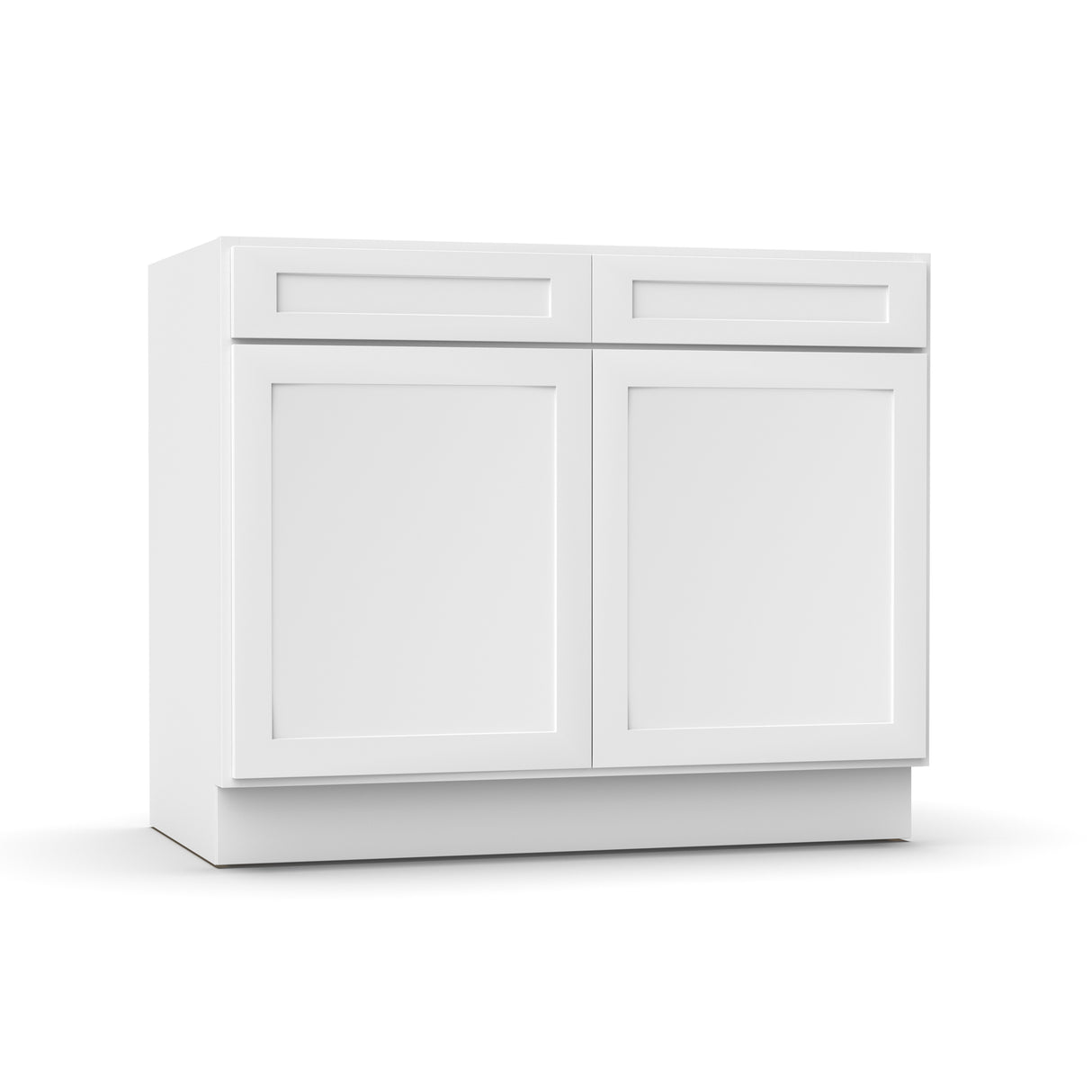 Liberty Shaker White - 42 Inch Sink Base Cabinet - 42" Width x 34.5" Height x 24" Depth