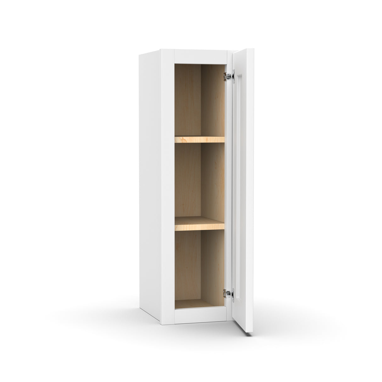 Liberty Shaker White - 9 Inch Height Single Door Wall Cabinet - 9" Width x 30" Height x 12" Depth
