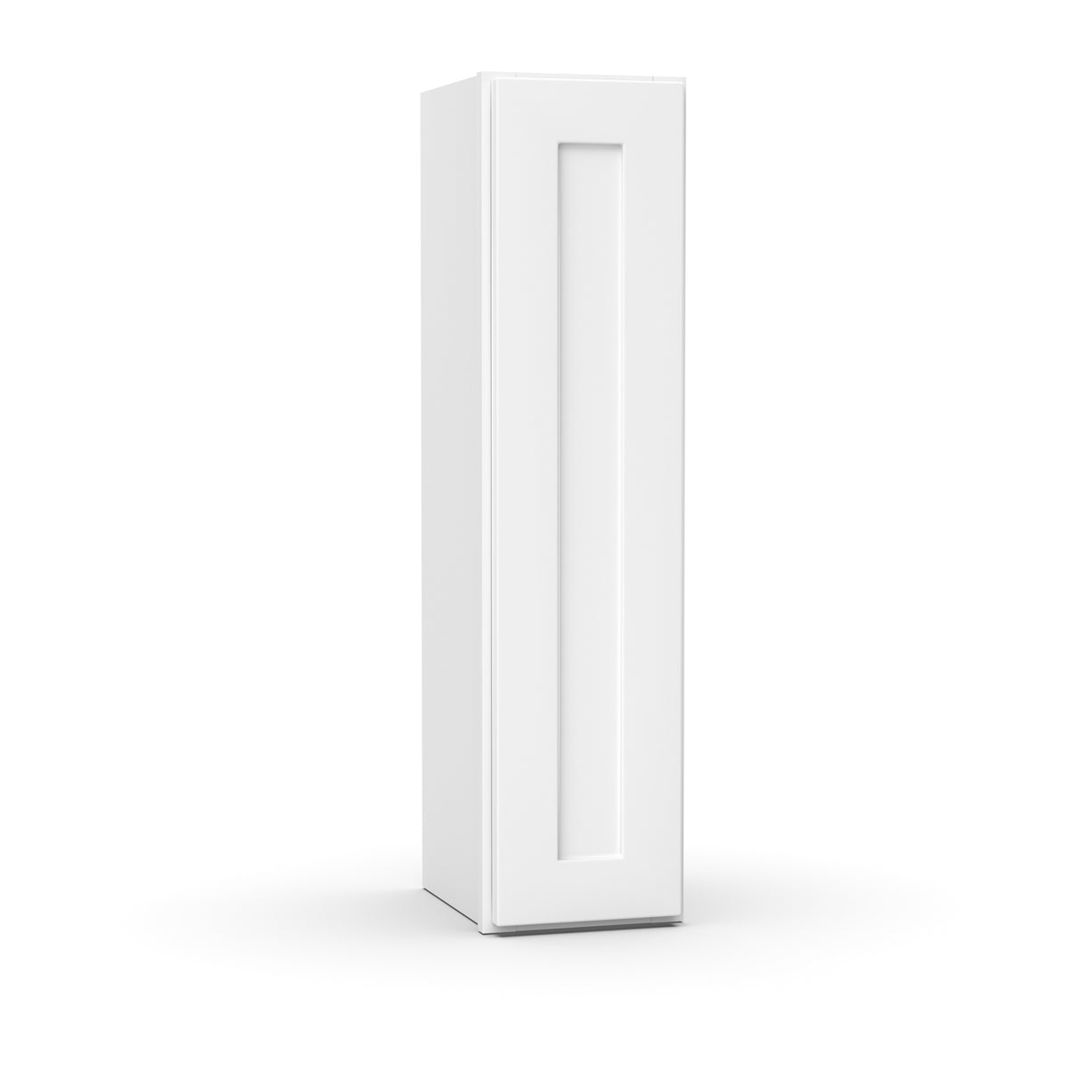 Liberty Shaker White - 9 Inch Height Single Door Wall Cabinet - 09" Width x 36" Height x 12" Depth