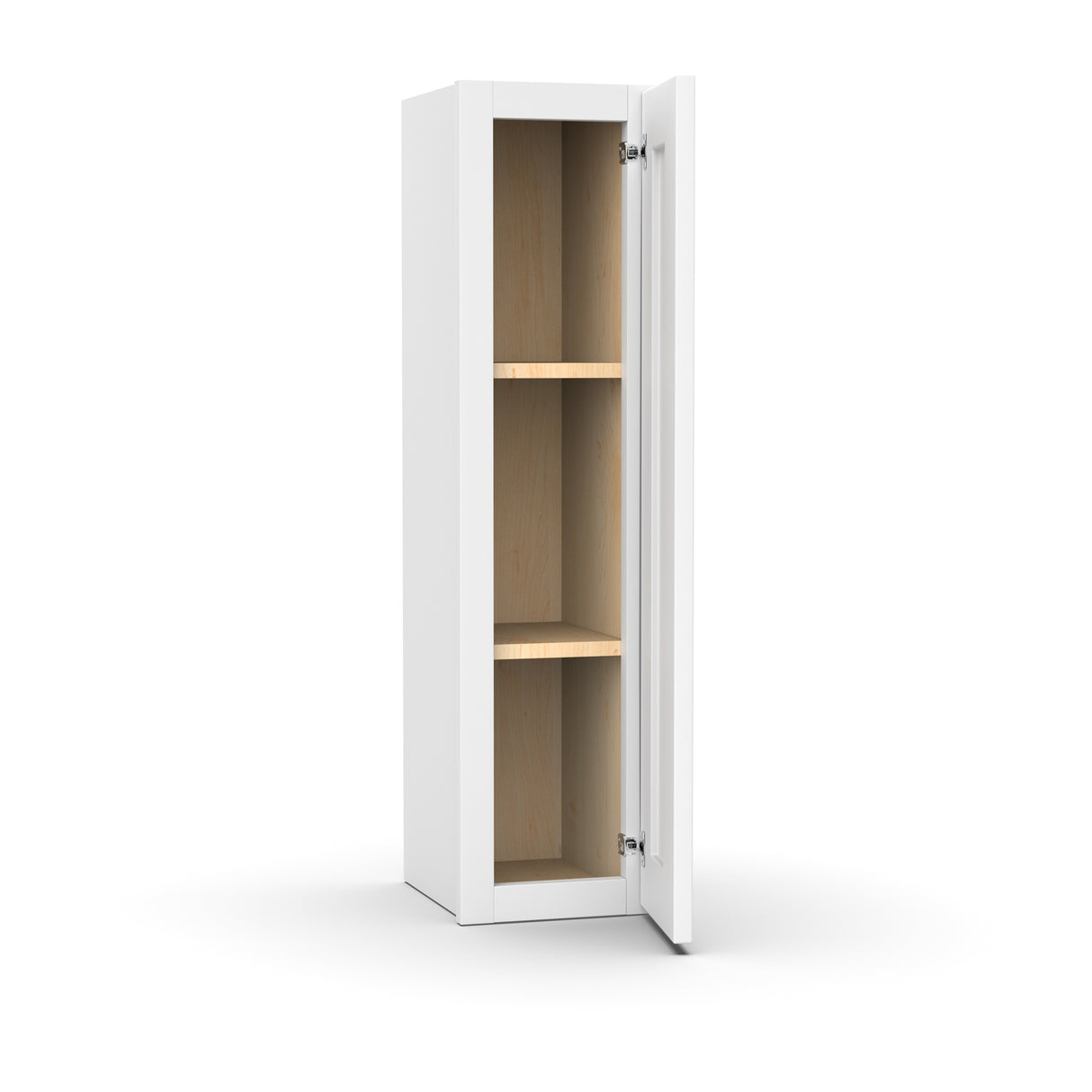 Liberty Shaker White - 9 Inch Height Single Door Wall Cabinet - 09" Width x 36" Height x 12" Depth