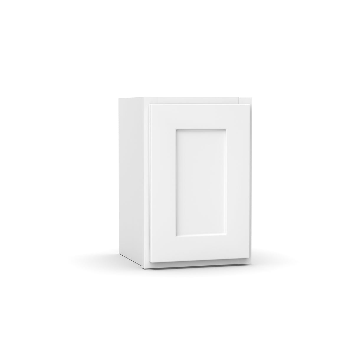 Liberty Shaker White - 12 Inch Height Single Door Wall Cabinet - 12" Width x 18" Height x 12" Depth
