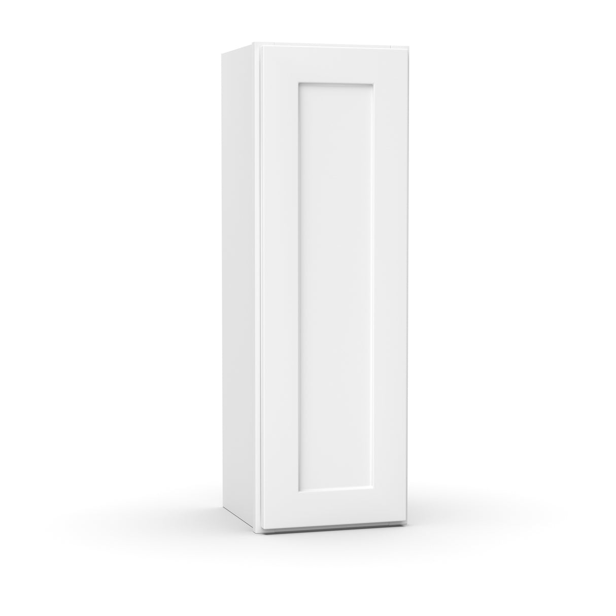 Liberty Shaker White - 12 Inch Height Single Door Wall Cabinet - 12" Width x 36" Height x 12" Depth
