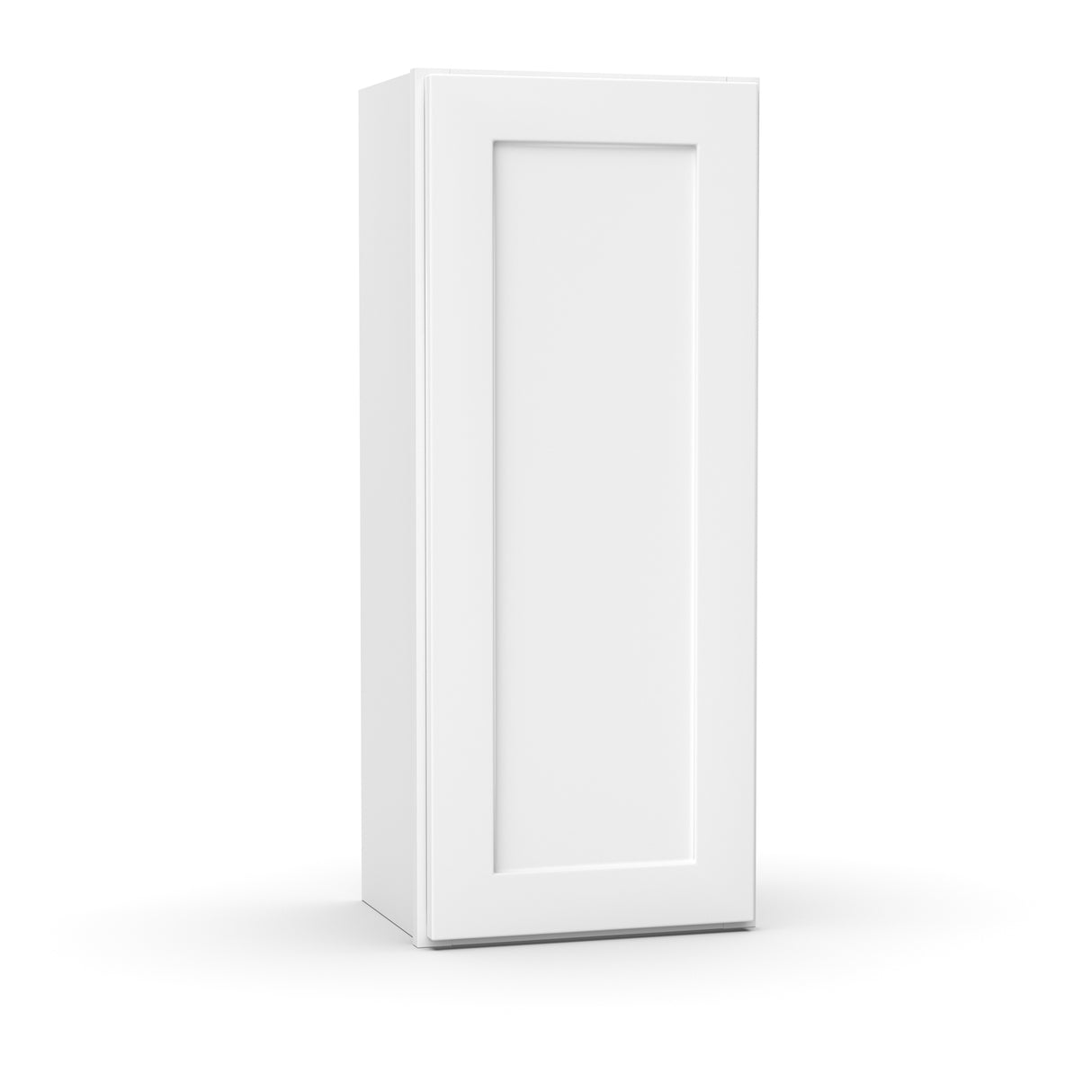 Liberty Shaker White - 15 Inch Height Single Door Wall Cabinet - 15" Width x 36" Height x 12" Depth