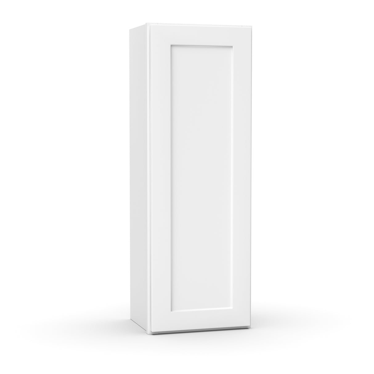 Liberty Shaker White - 15 Inch Height Single Door Wall Cabinet - 15" Width x 42" Height x 12" Depth