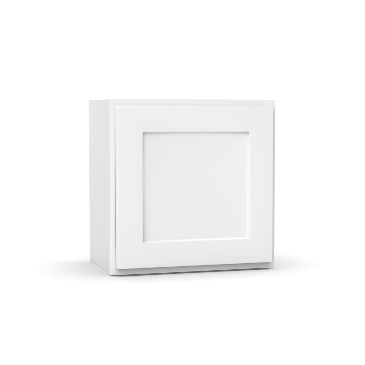 Liberty Shaker White - 18 Inch Height Single Door Wall Cabinet - 18" Width x 18" Height x 12" Depth