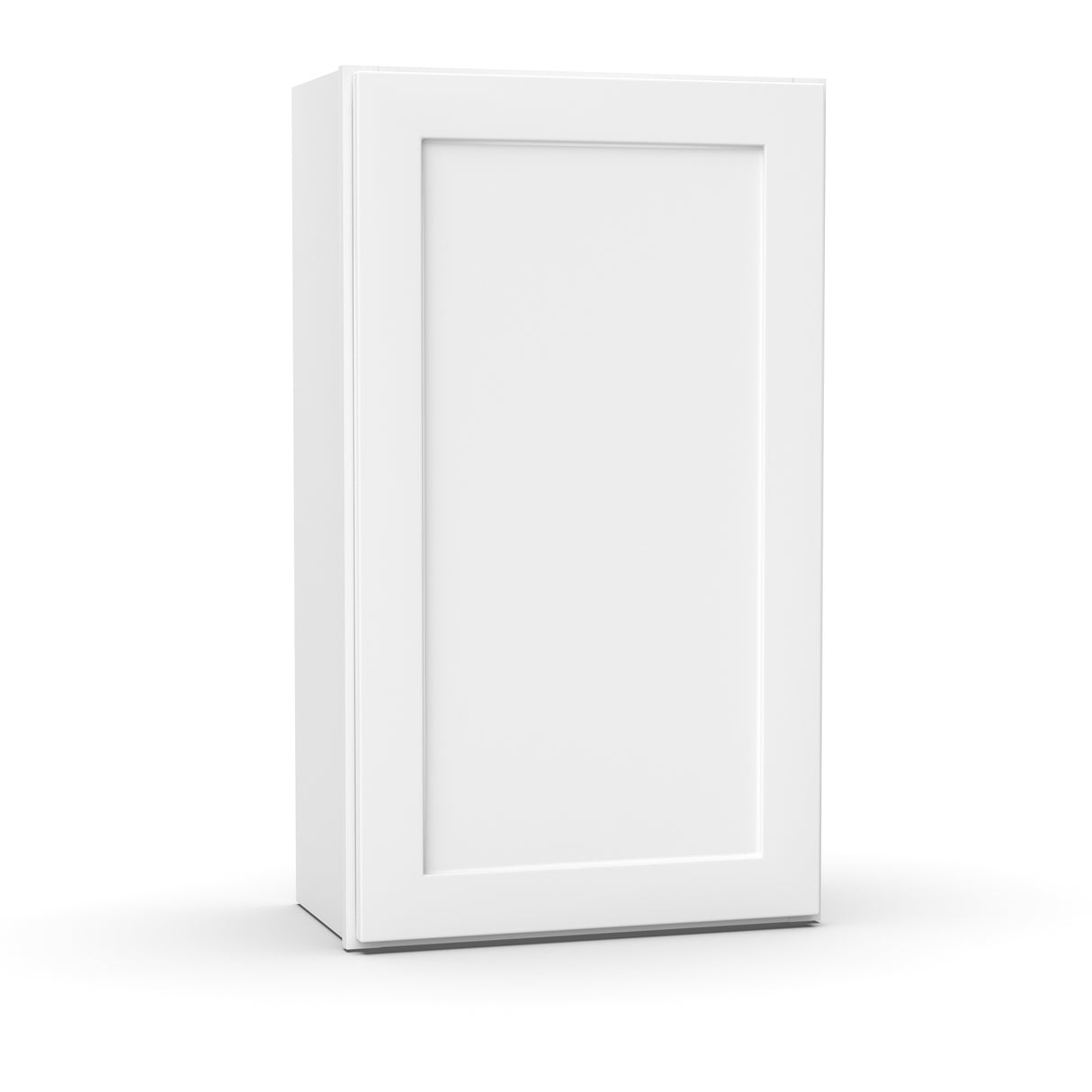 Liberty Shaker White - 21 Inch Height Single Door Wall Cabinet - 21" Width x 36" Height x 12" Depth