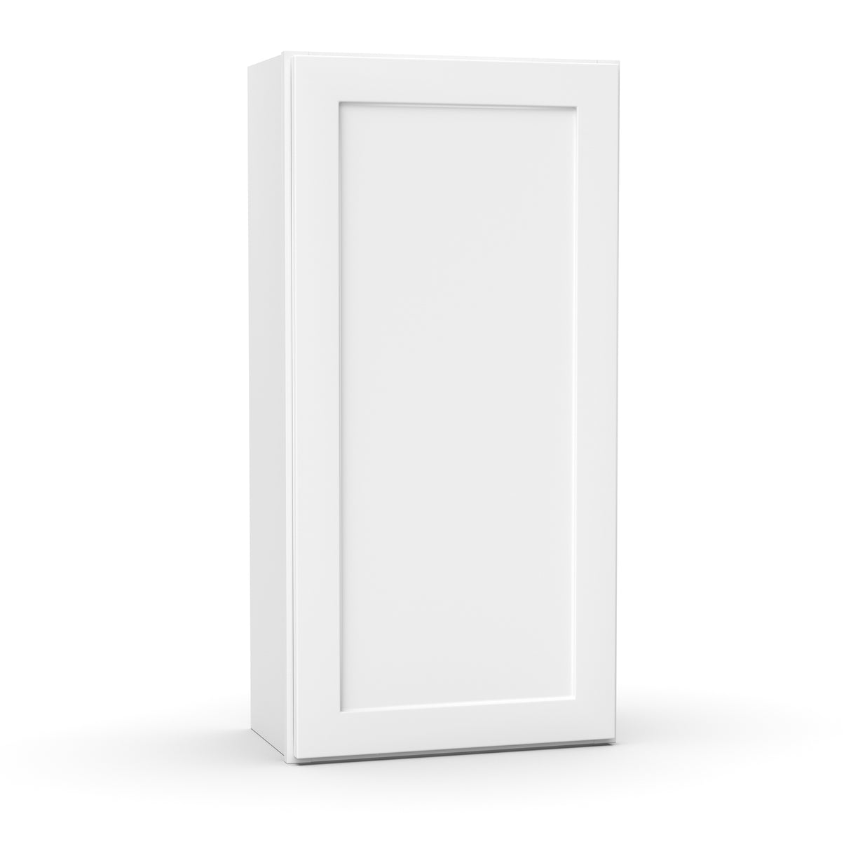 Liberty Shaker White - 21 Inch Height Single Door Wall Cabinet - 21" Width x 42" Height x 12" Depth