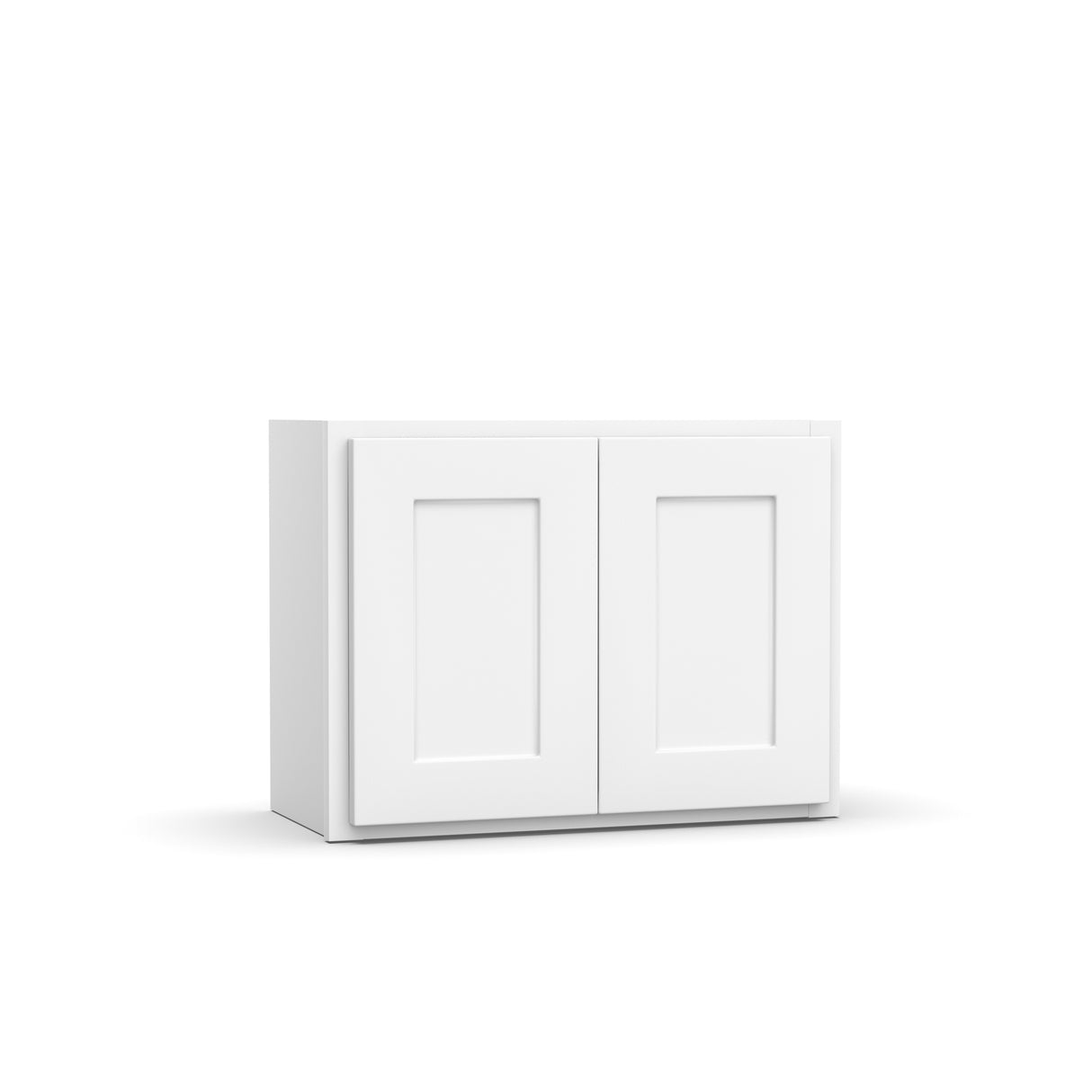 Liberty Shaker White - 24 Inch Height Double Door Wall Cabinet - 24" Width x 18" Height x 12" Depth
