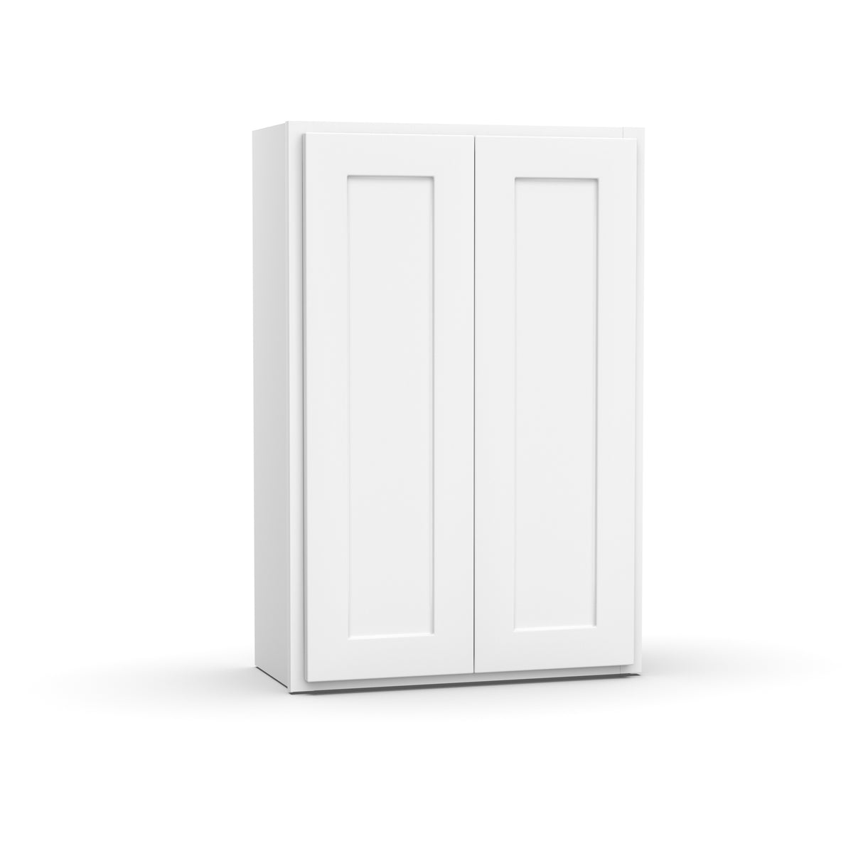 Liberty Shaker White - 24 Inch Height Double Door Wall Cabinet - 24" Width x 36" Height x 12" Depth