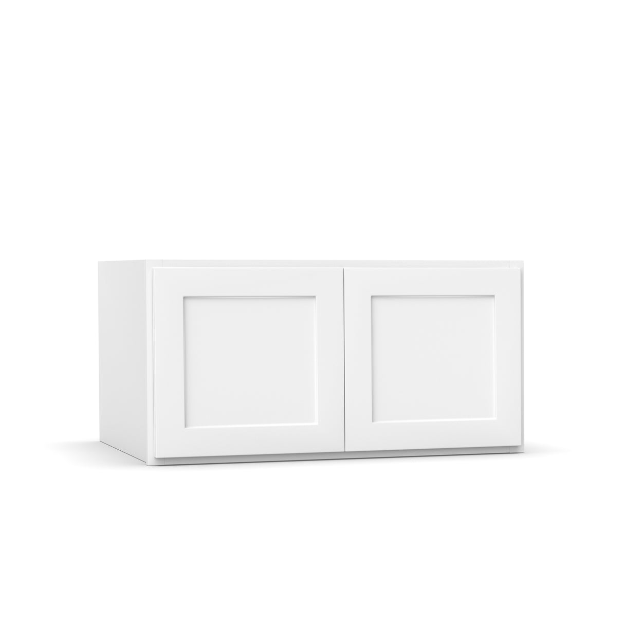 Liberty Shaker White - 36 Inch Deep Double Door Wall Cabinet - 36" Width x 18" Height x 24" Depth