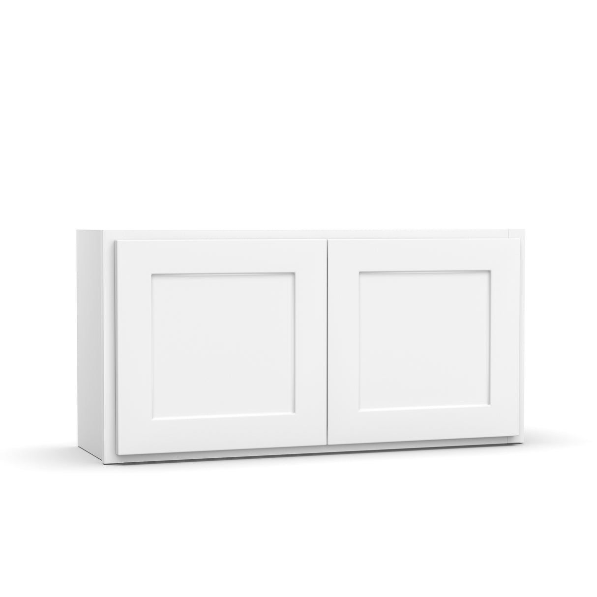 Liberty Shaker White - 36 Inch Height Double Door Wall Cabinet - 36" Width x 18" Height x 12" Depth