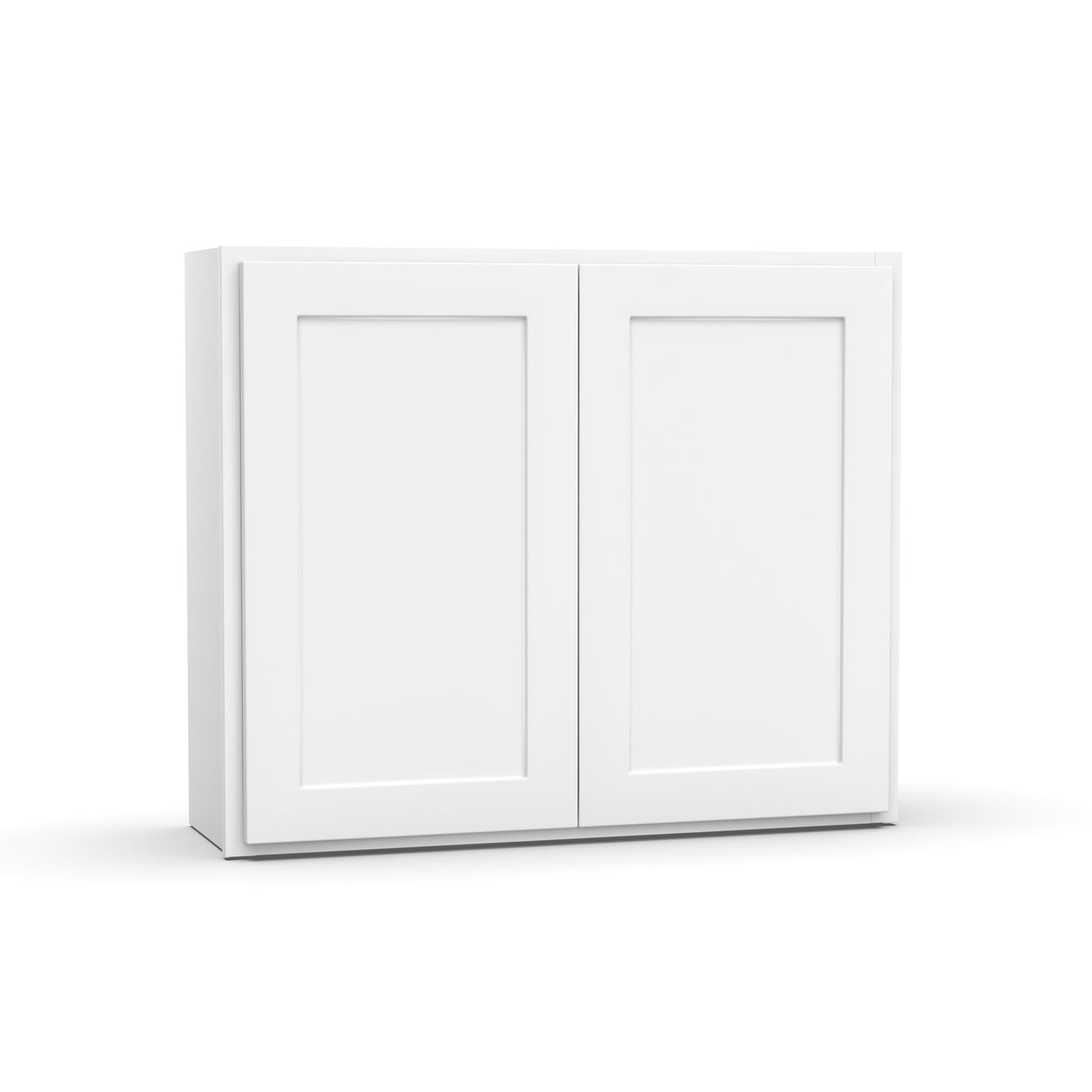 Liberty Shaker White - 36 Inch Height Double Door Wall Cabinet - 36" Width x 30" Height x 12" Depth