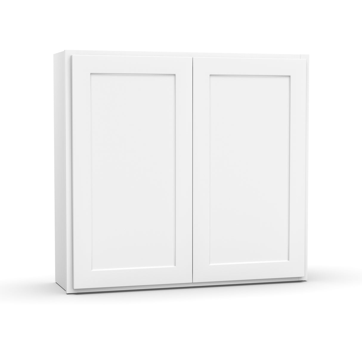 Liberty Shaker White - 39 Inch Height Double Door Wall Cabinet - 39" Width x 36" Height x 12" Depth