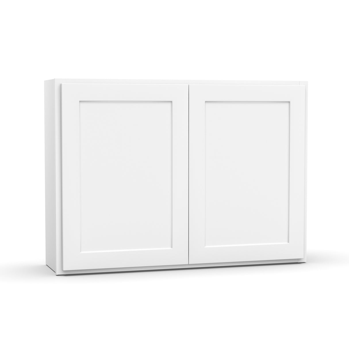 Liberty Shaker White - 42 Inch Height Double Door Wall Cabinet - 42" Width x 30" Height x 12" Depth