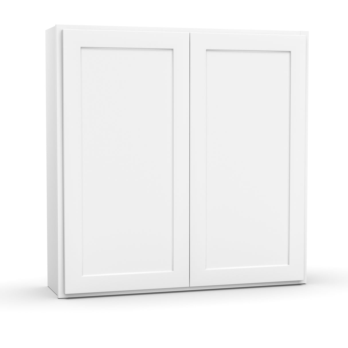 Liberty Shaker White - 42 Inch Height Double Door Wall Cabinet - 42" Width x 42" Height x 12" Depth