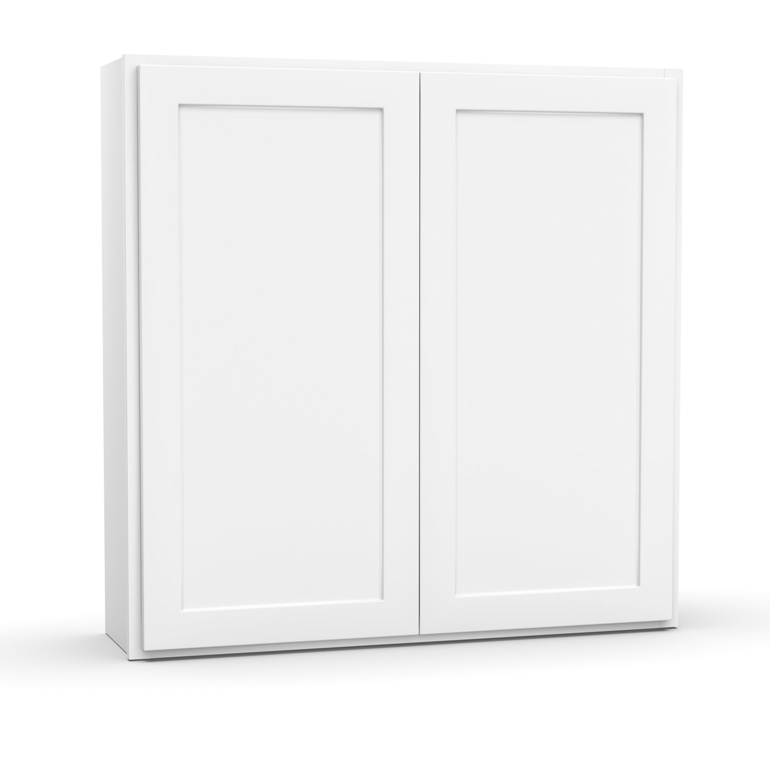 Liberty Shaker White - 42 Inch Height Double Door Wall Cabinet - 42" Width x 42" Height x 12" Depth