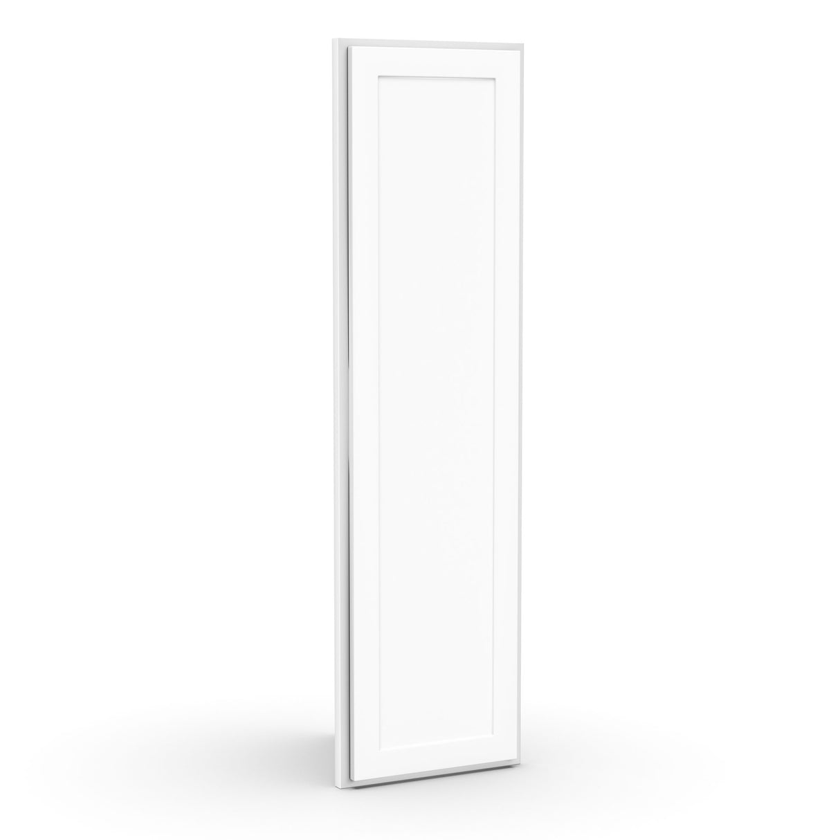 Liberty Shaker White - 42 Inch Corner Wall Angle End Cabinets - 12" Width x 42" Height x 12" Depth
