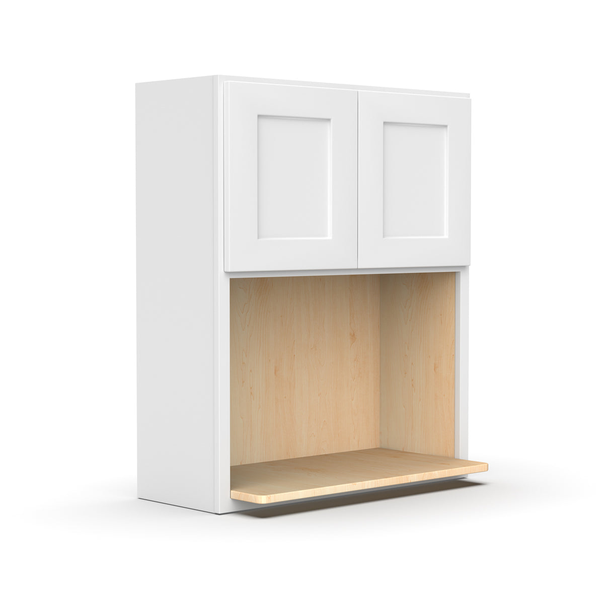 Liberty Shaker White - 36 Inch Wall Microwave Cabinets - 30" Width x 36" Height x 16.25" Depth