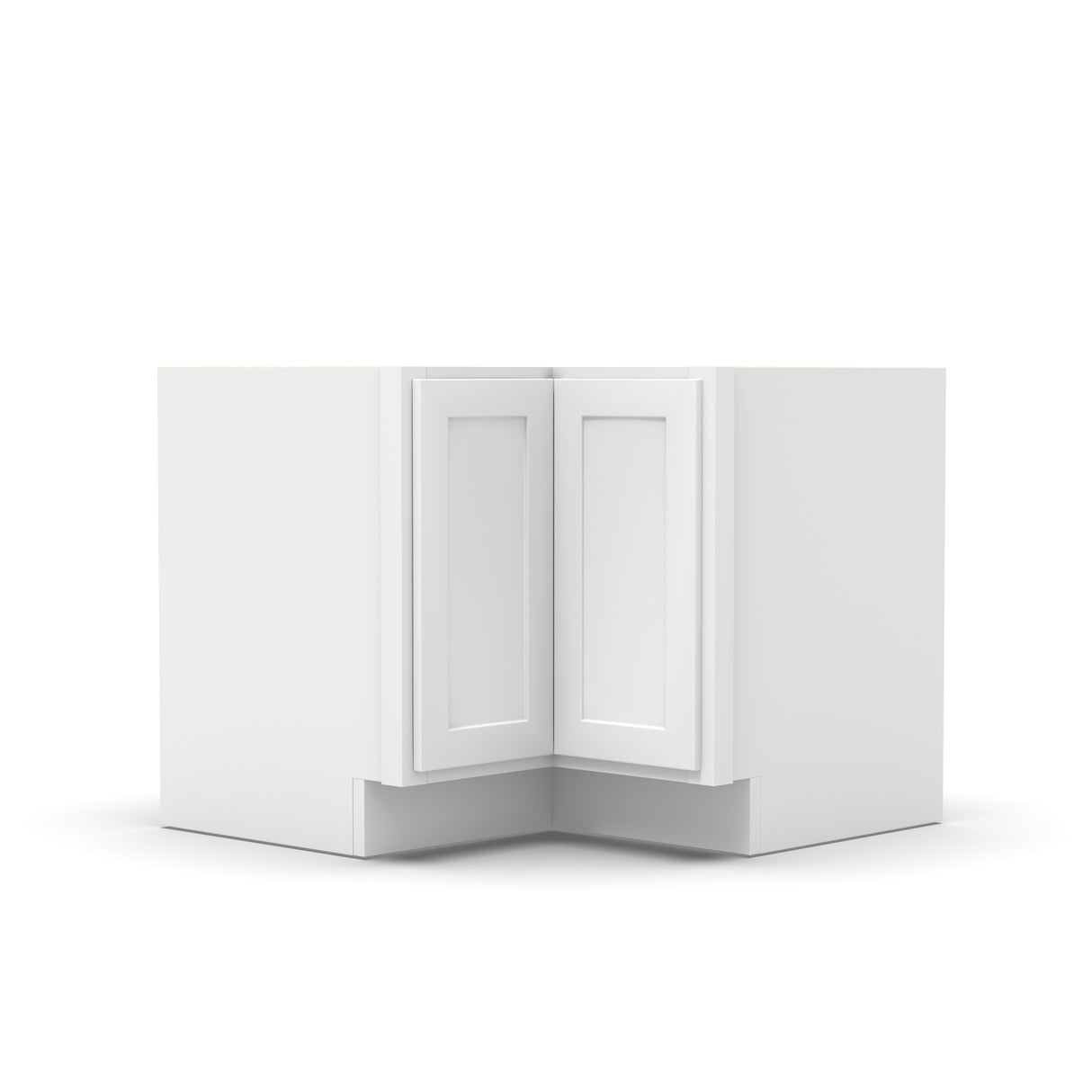 Liberty Shaker White - 30 Inch Wall Square Corner Wall Cabinet - 24" Width x 30" Height x 12" Depth