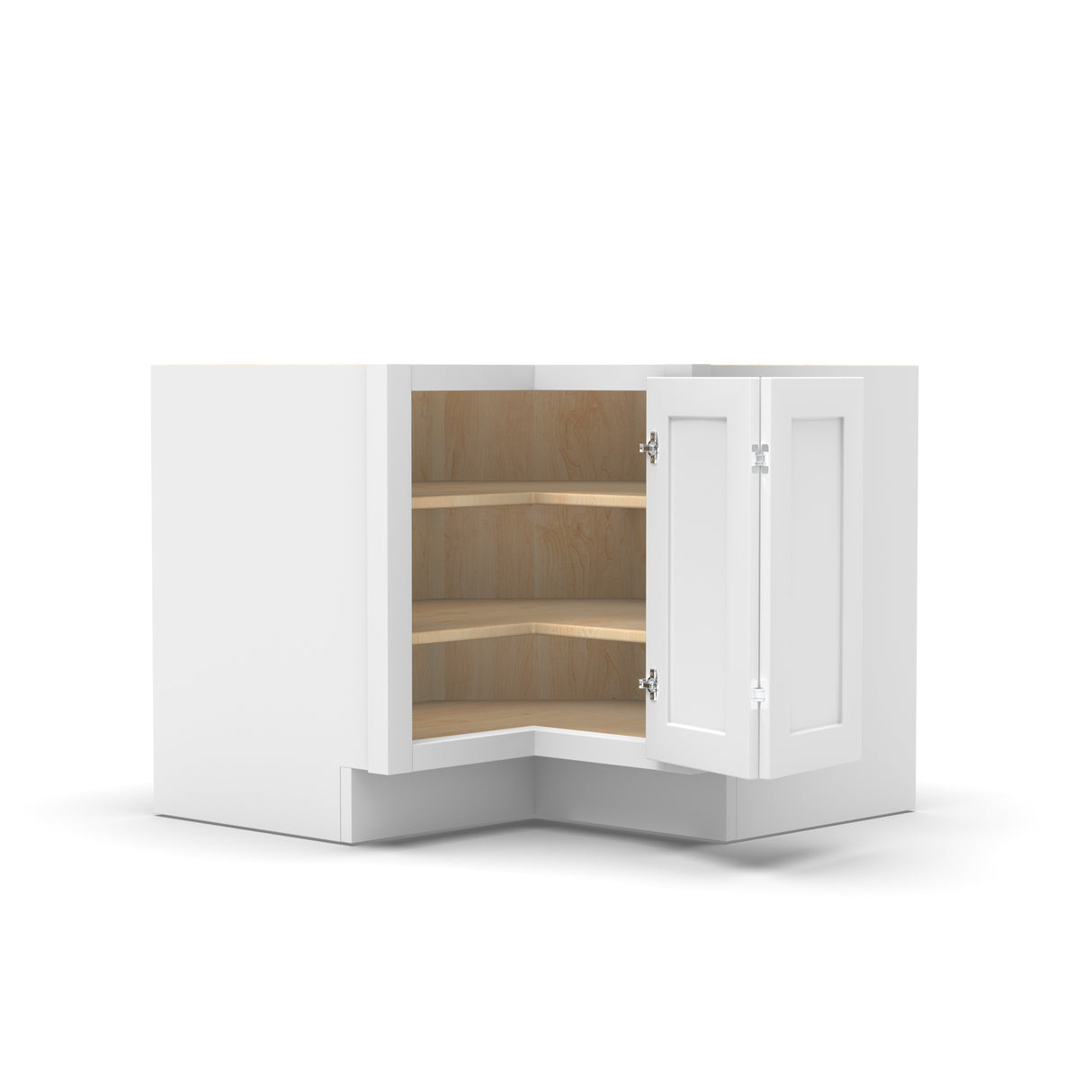 Liberty Shaker White - 30 Inch Wall Square Corner Wall Cabinet - 24" Width x 30" Height x 12" Depth