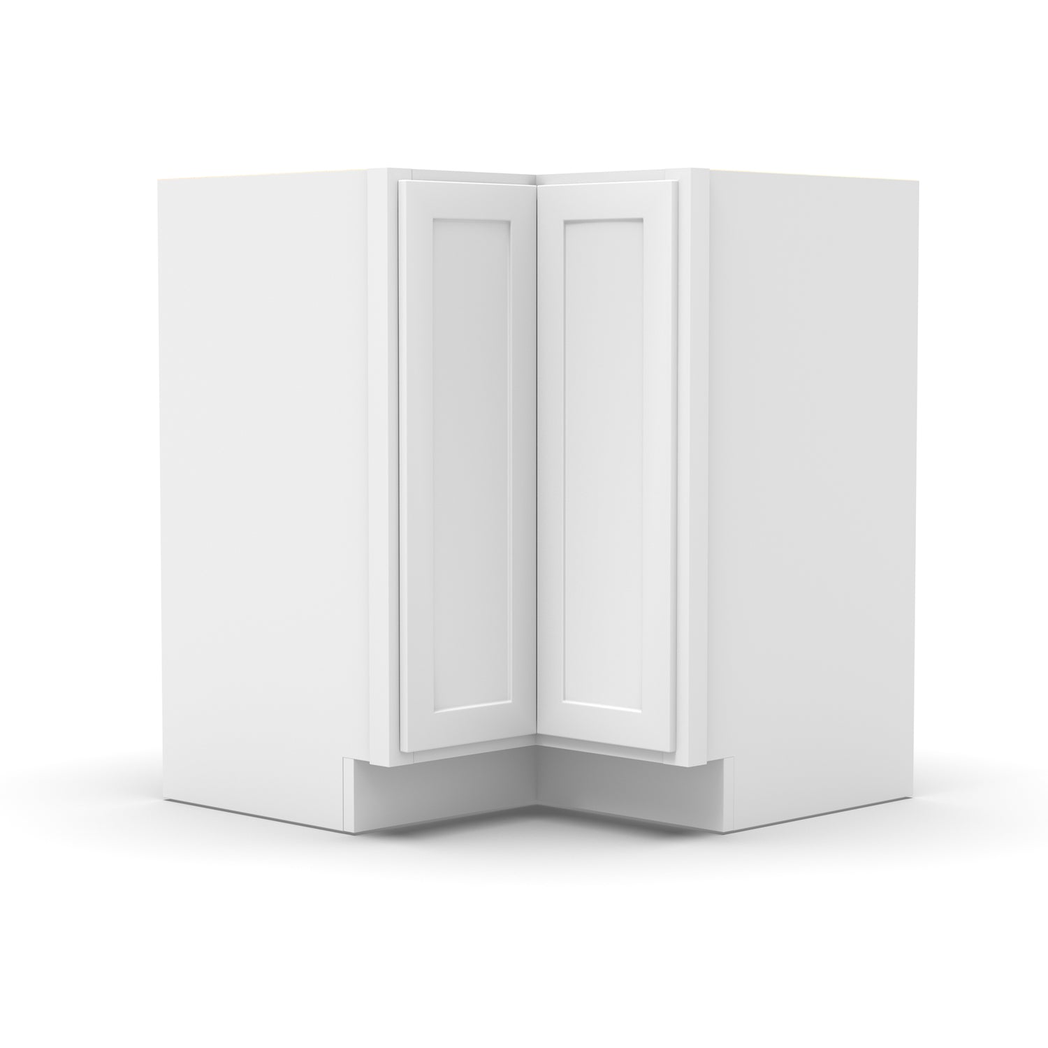 Liberty Shaker White - 42 Inch Wall Square Corner Wall Cabinet - 24" Width x 42" Height x 12" Depth