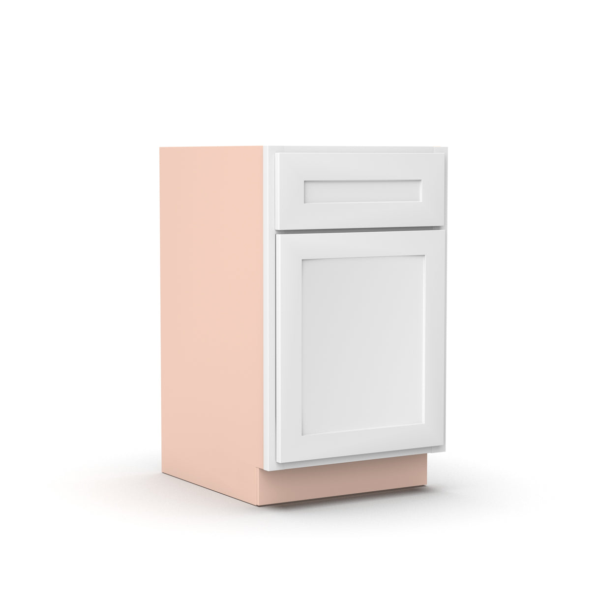 Liberty Shaker White - 18 Inch File Drawer Base Cabinet - 18" Width x 30" Height x 21" Depth