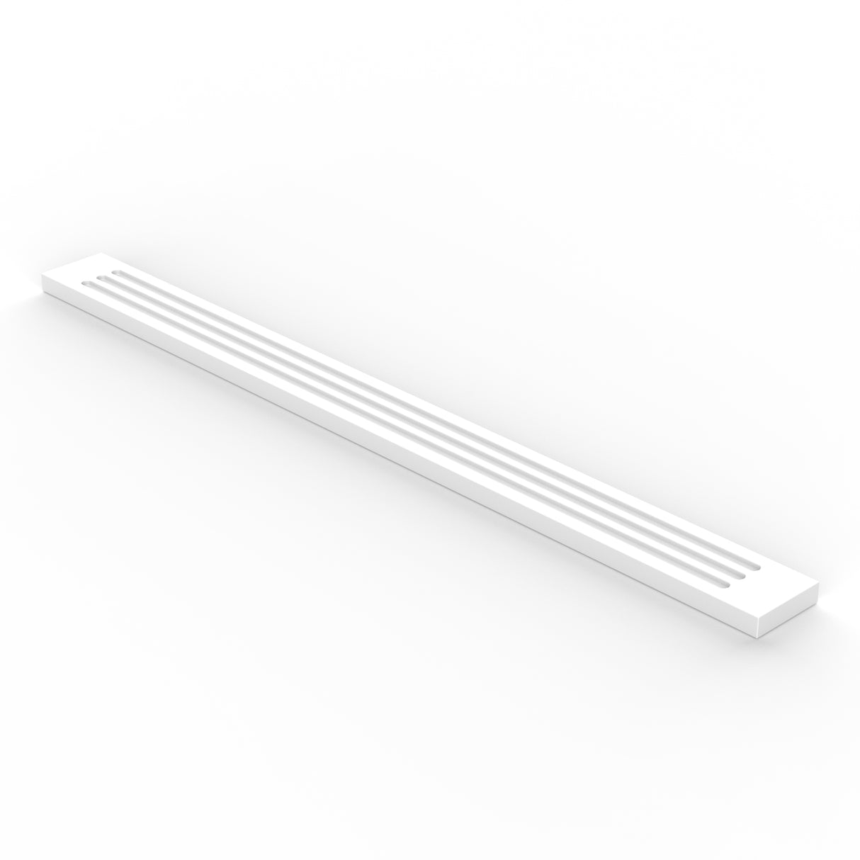 Liberty Shaker White - 3 Inch Flutted Wall Fillers Accessories - 3" Width x 36" Height x .75" Depth
