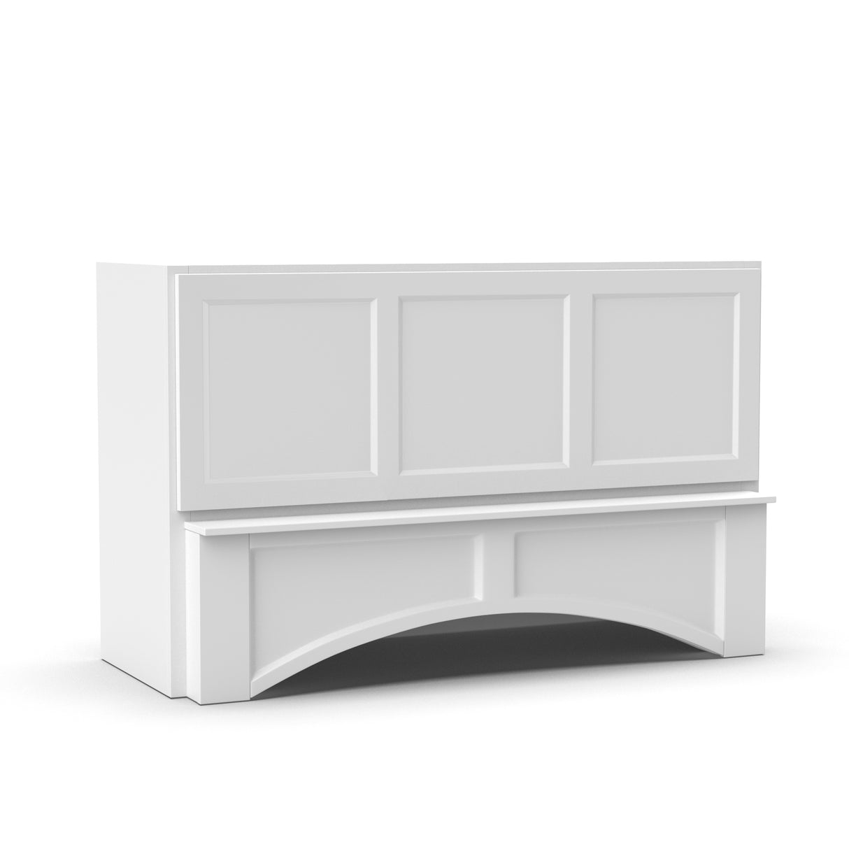 Liberty Shaker White - 48 Inch Arched Hoods Accessories - 48" Width x 30" Height x 21" Depth