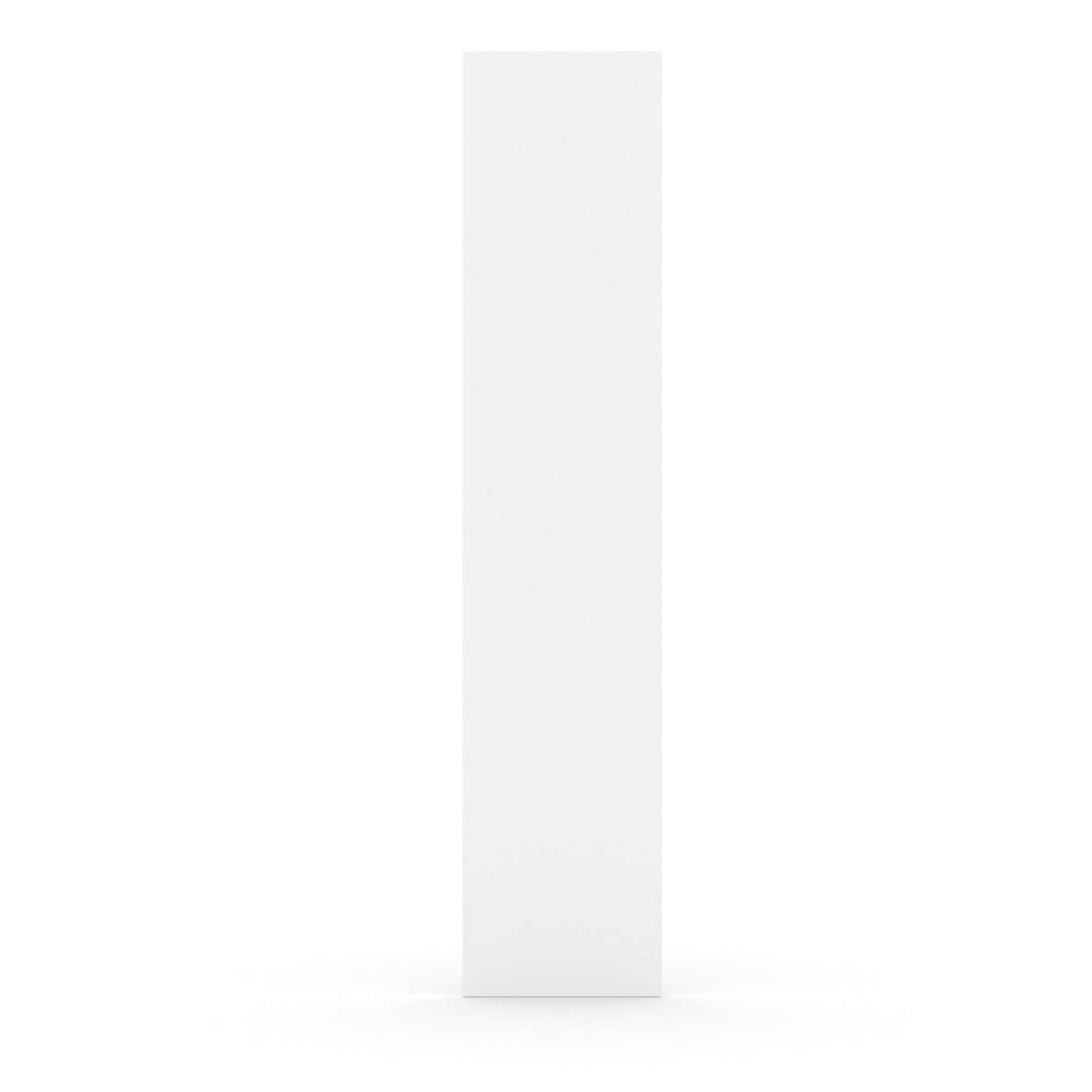 Liberty Shaker White - 23.25 Inch Side Finished Skins Accessories - 23.25" Width x 96" Height x .25" Depth
