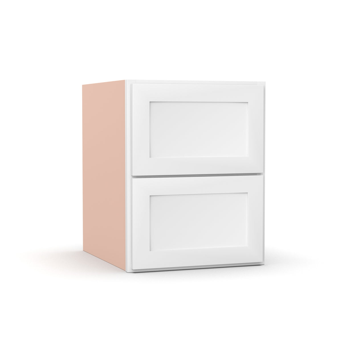 Liberty Shaker White - 18 Inch Vanity Drawer Base Cabinet - 18" Width x 22.75" Height x 21" Depth