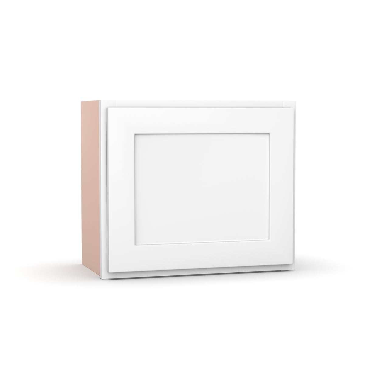 Liberty Shaker White - 21 Inch Height Single Door Wall Cabinet - 21" Width x 18" Height x 12" Depth