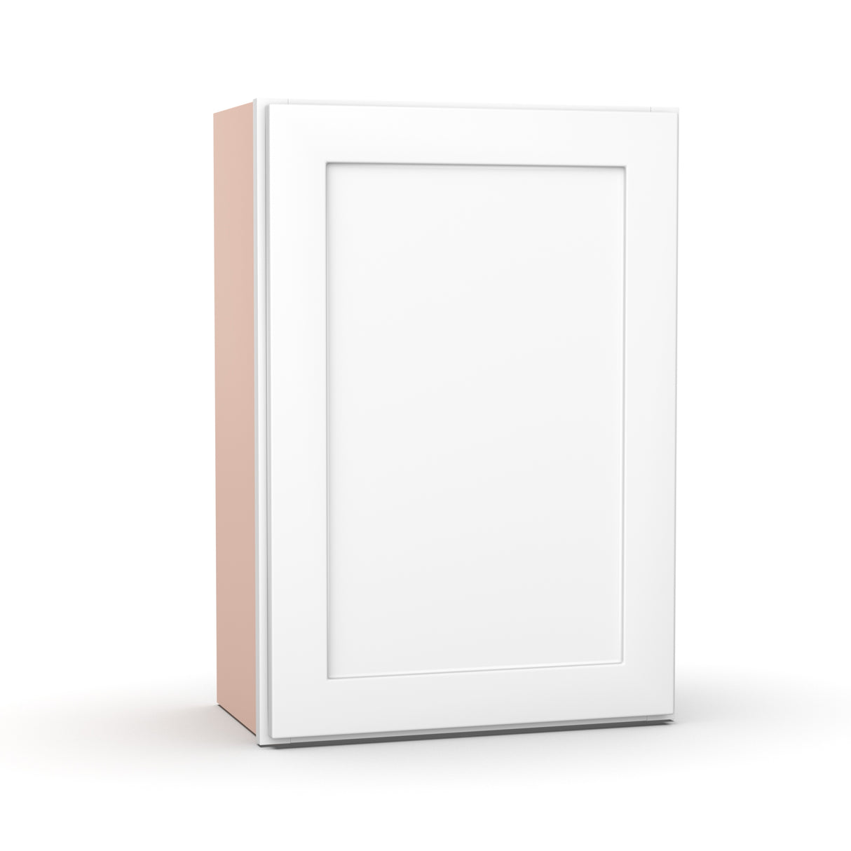 Liberty Shaker White - 21 Inch Height Single Door Wall Cabinet - 21" Width x 30" Height x 12" Depth