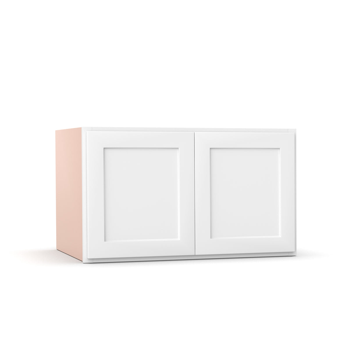 Liberty Shaker White - 36 Inch Deep Double Door Wall Cabinet - 36" Width x 21" Height x 24" Depth