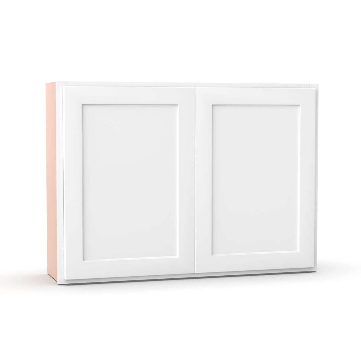 Liberty Shaker White - 42 Inch Height Double Door Wall Cabinet - 42" Width x 30" Height x 12" Depth