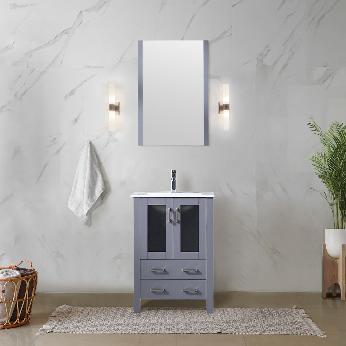 Volez 24 in. Freestanding Bathroom Vanity